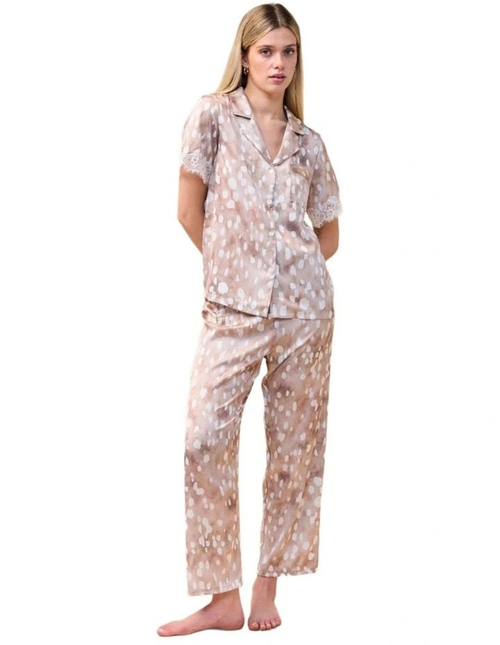Millie Brown Spot Long PJ Set image 3