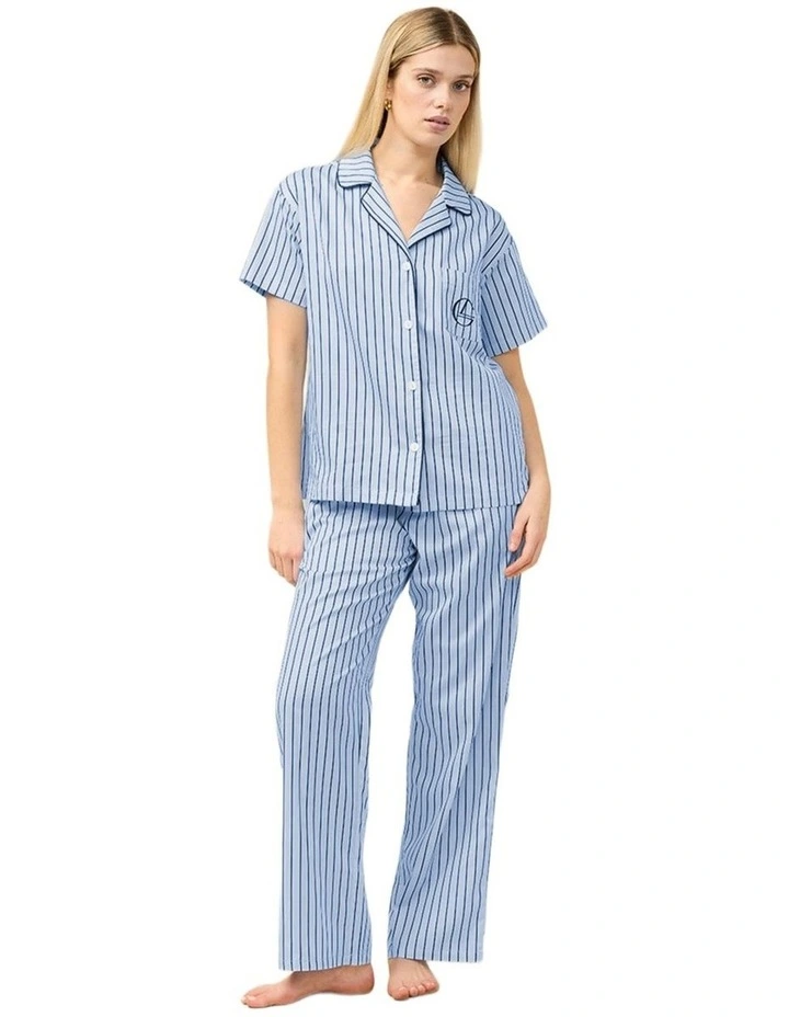 Lisa Stripe Long Pant PJ Set image 1