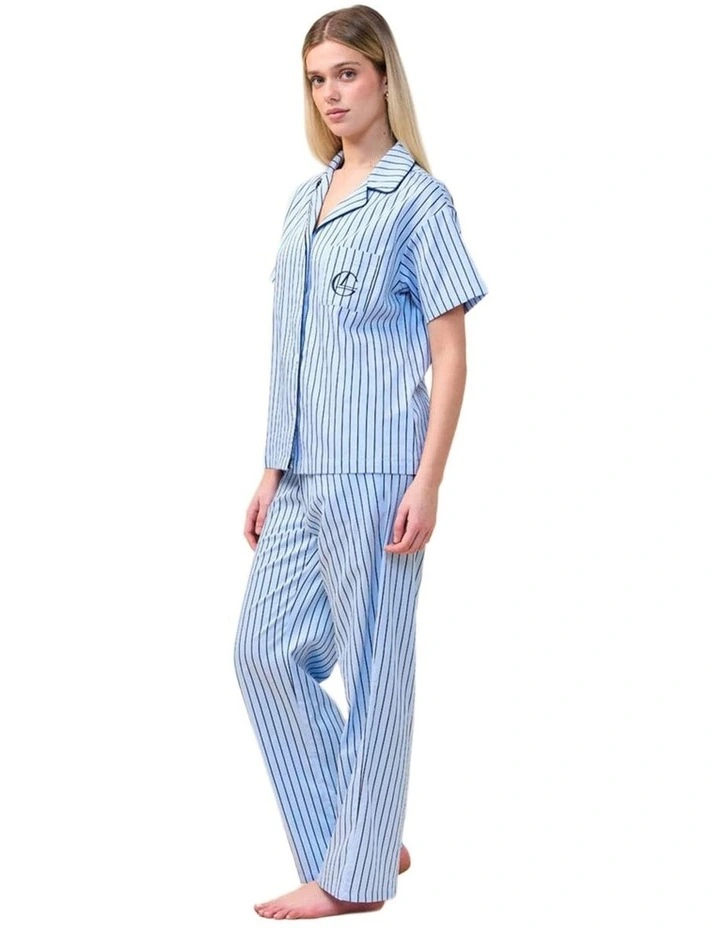 Lisa Stripe Long Pant PJ Set image 3