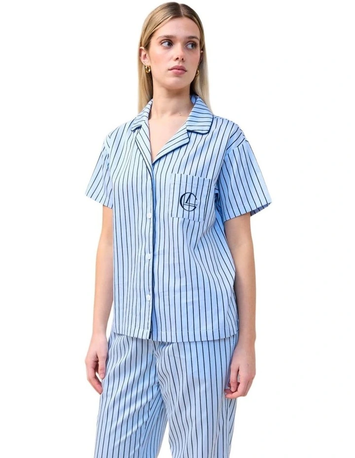 Lisa Stripe Long Pant PJ Set image 4
