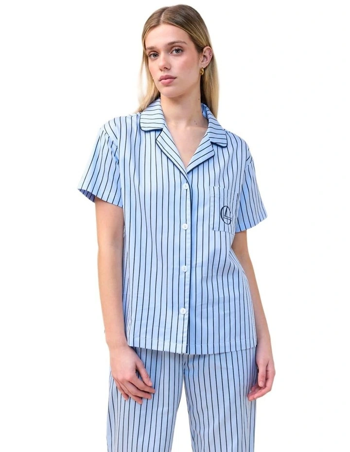 Lisa Stripe Long Pant PJ Set image 5