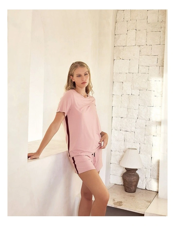 Pippa Bamboo Shorts with stripe image 5