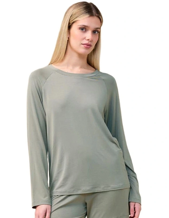 Solene Long Sleeve Top with Stripe image 1