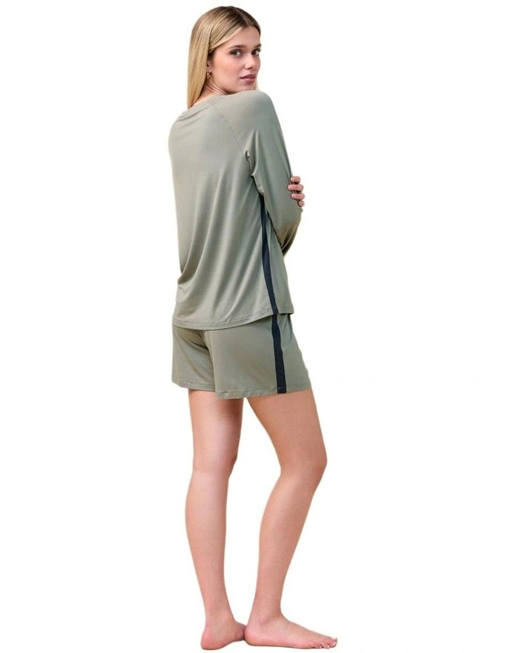 Solene Long Sleeve Top with Stripe image 2