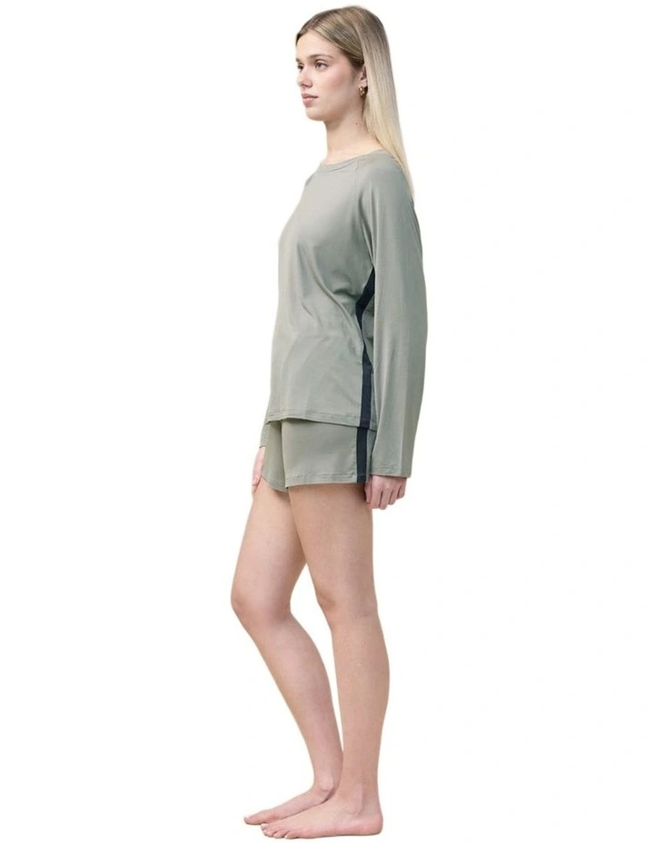 Solene Long Sleeve Top with Stripe image 3