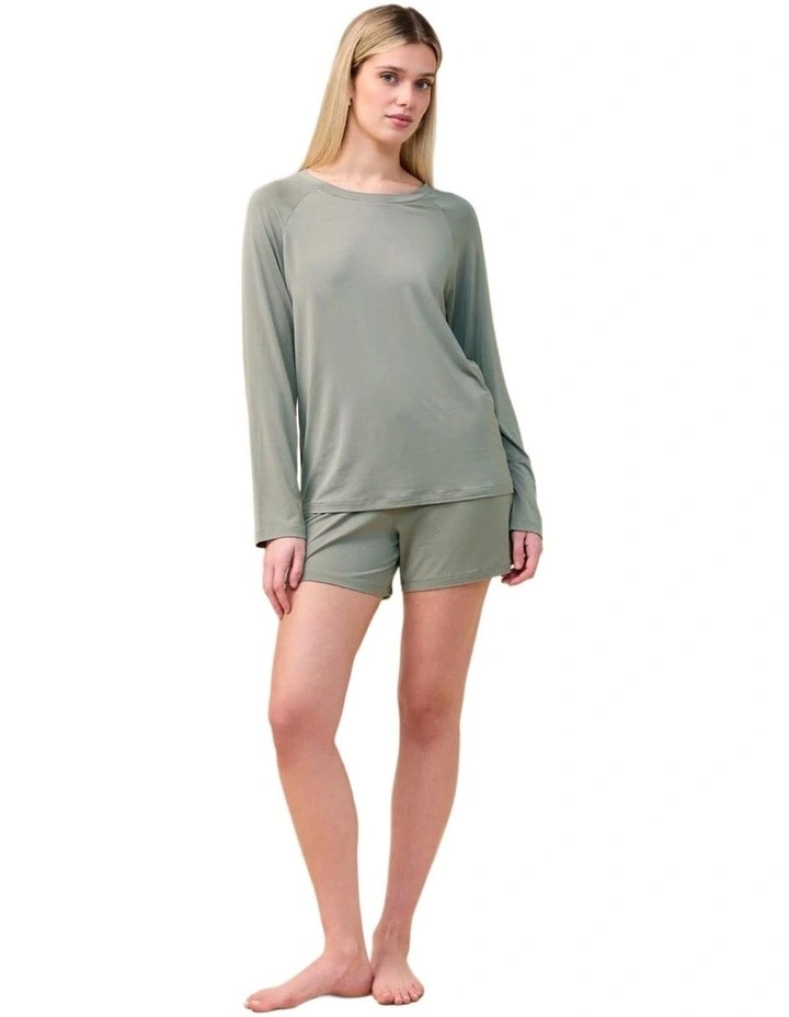 Solene Long Sleeve Top with Stripe image 4