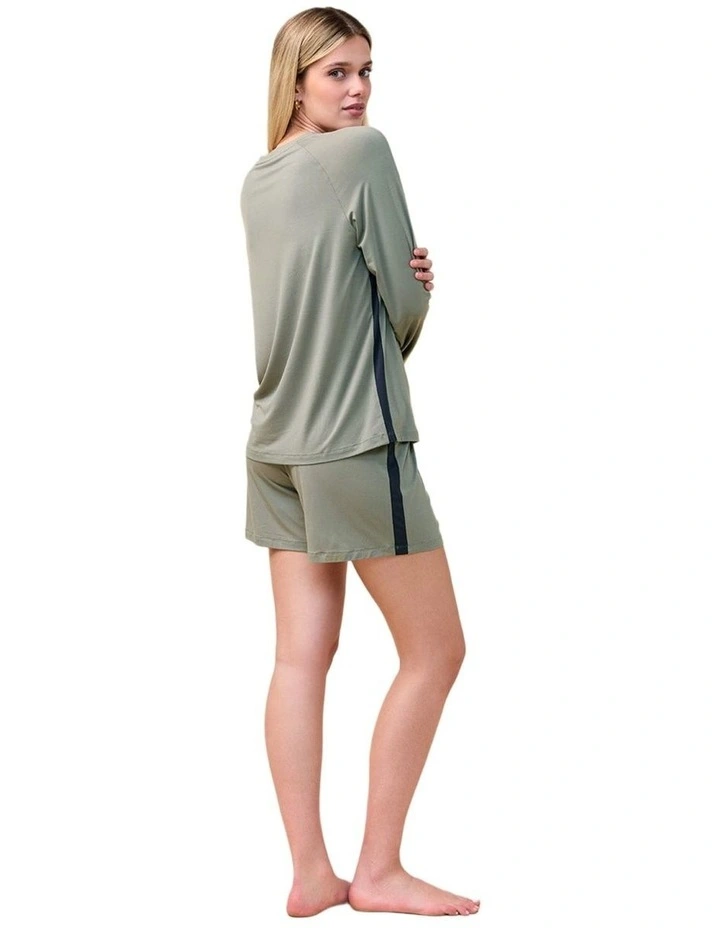 Solene Long Sleeve Top with Stripe image 5