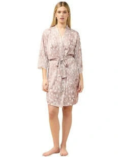 Hadley Brown Spot Robe