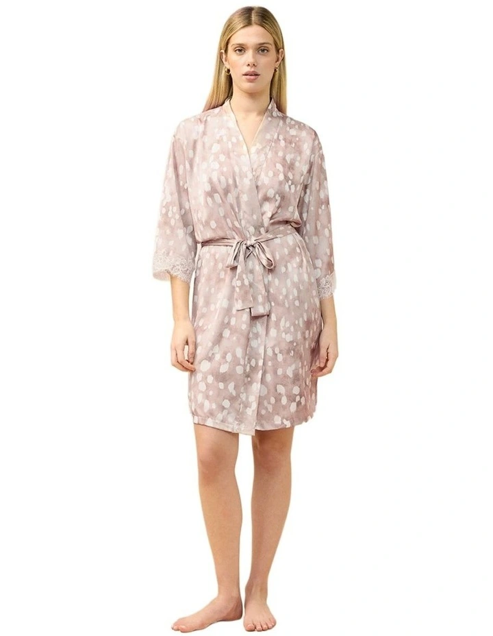 Hadley Brown Spot Robe image 1