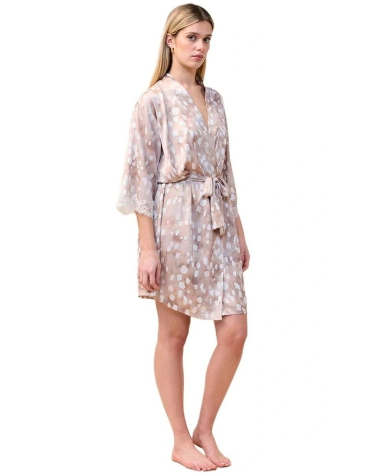 Hadley Brown Spot Robe image 3