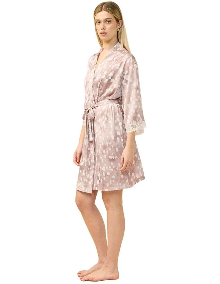 Hadley Brown Spot Robe image 5