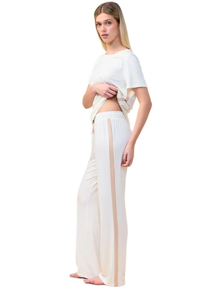 Inez Bamboo Pant with Stripe image 3