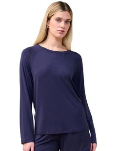 Solene Long Sleeve Top with Stripe