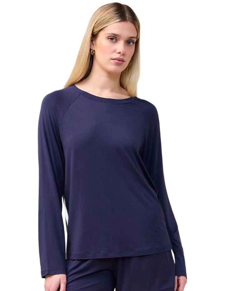 Solene Long Sleeve Top with Stripe image 1