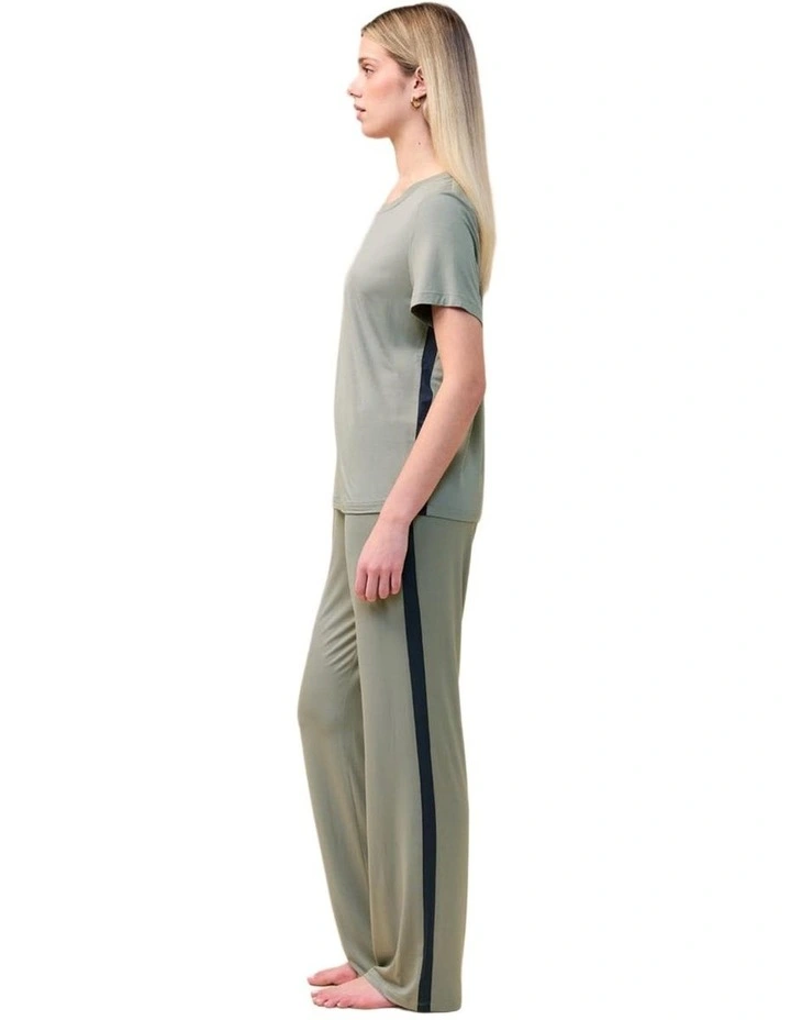 Inez Bamboo Pant with Stripe image 3