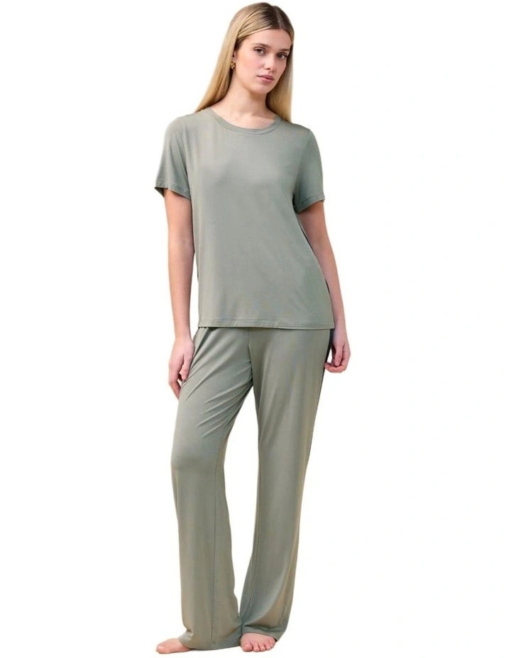 Inez Bamboo Pant with Stripe image 5