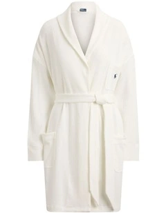 Club Waffle Organic Cotton & Modal Short Robe