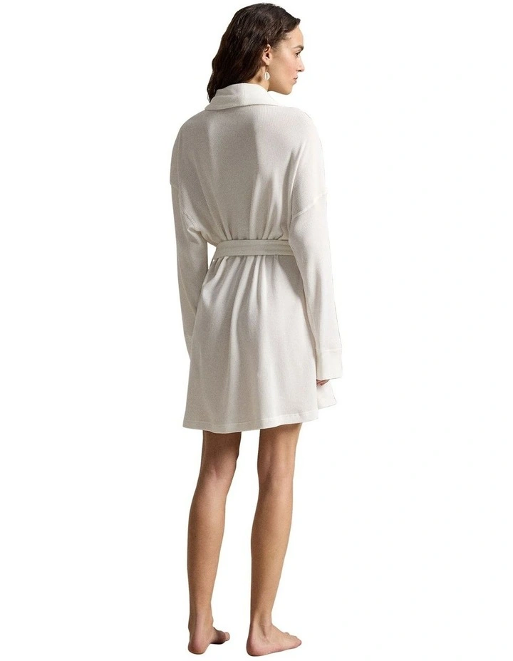 Club Waffle Organic Cotton & Modal Short Robe image 3