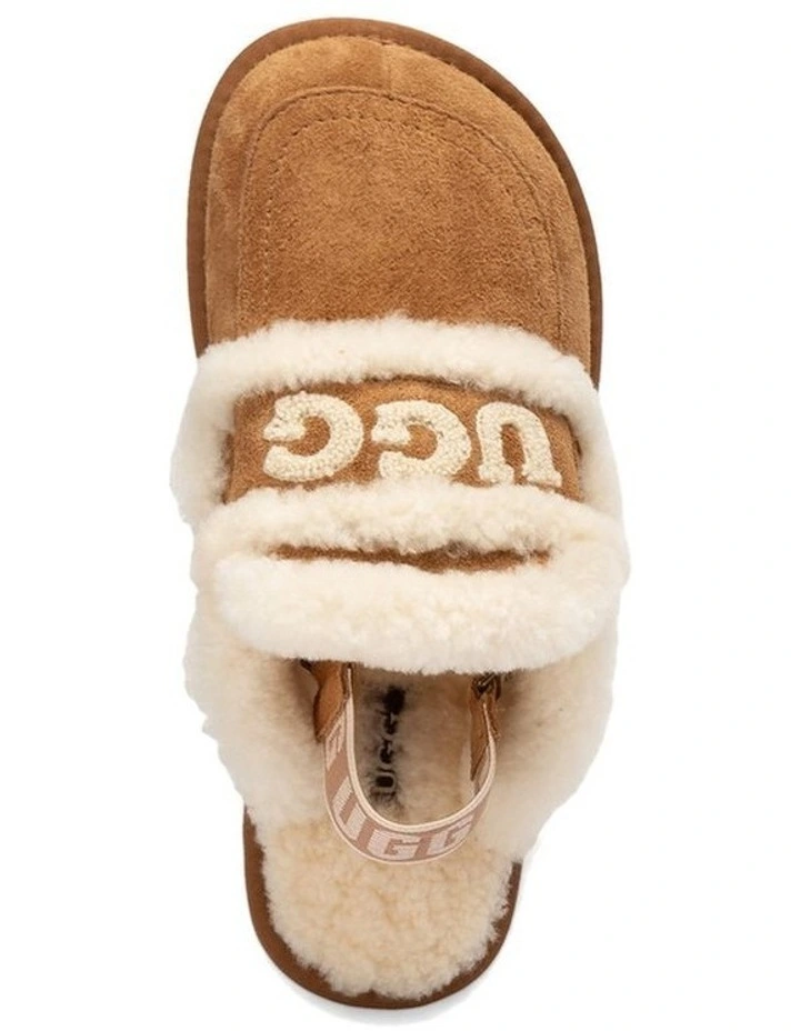 Ugg Violet Heritage Shearling Slipper Elastic Logo Strap (Detachable) image 7