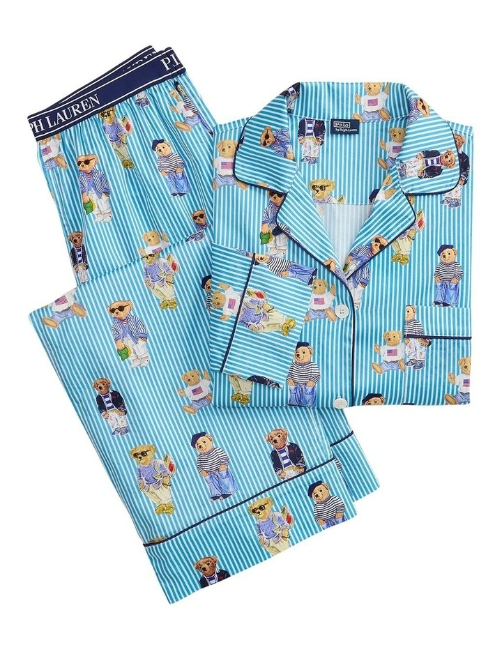 Madison Polo Bear Cotton Long Sleeve Pyjama Set image 4