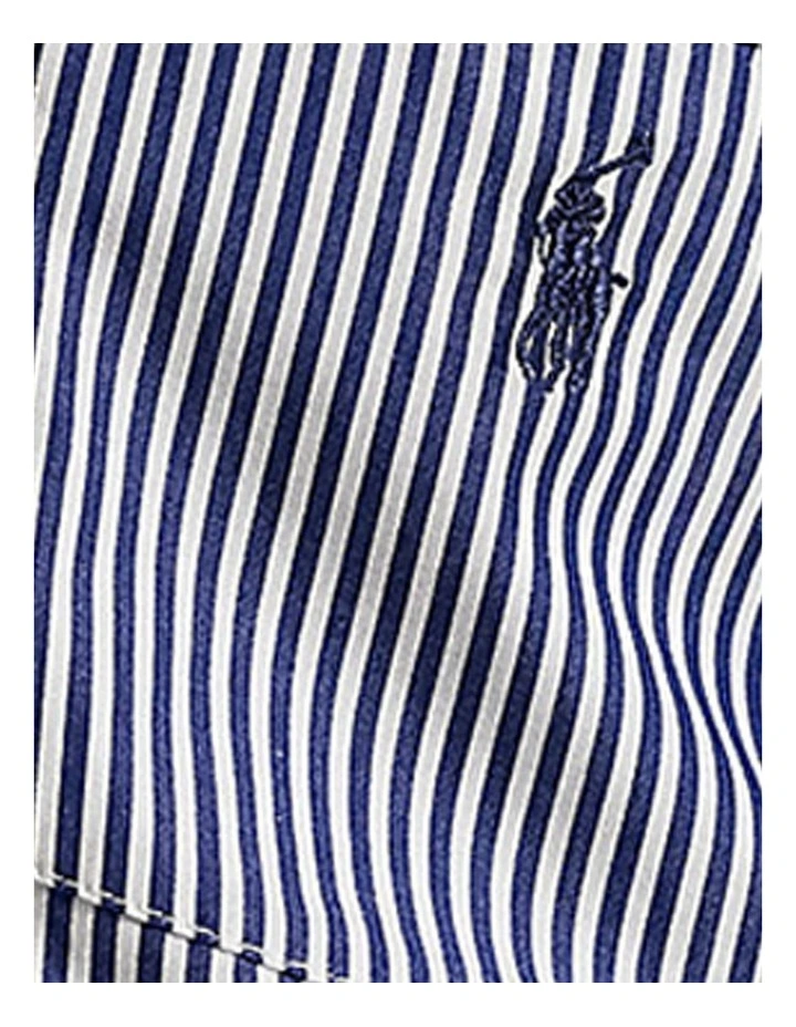 Shirting Stripes Crop Top & Boxer Short Cotton Pyjama Set image 7