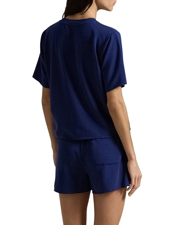 Club Terry Cotton Tee & Boxer Short Pyjama Set image 2