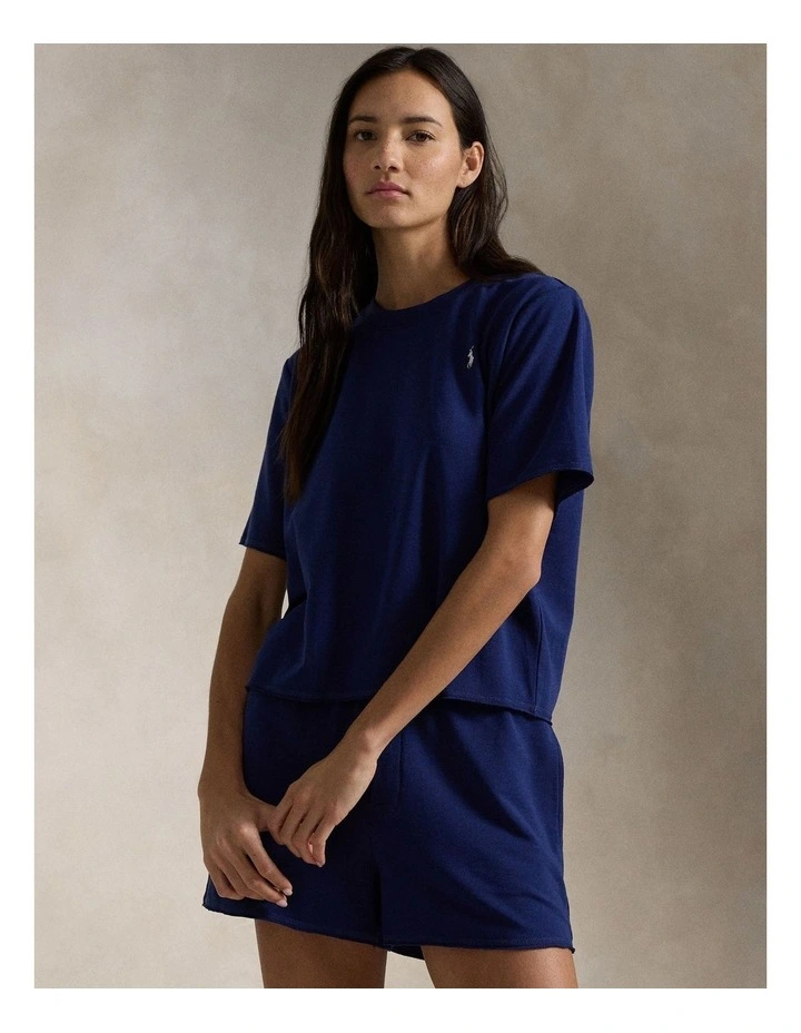 Club Terry Cotton Tee & Boxer Short Pyjama Set image 3