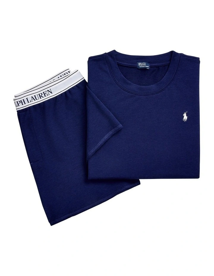 Club Terry Cotton Tee & Boxer Short Pyjama Set image 6