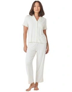 Dianne Bamboo Long PJ set with Lace