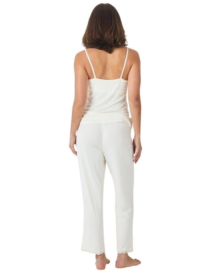 Britt Bamboo Lace Cami Long PJ image 2