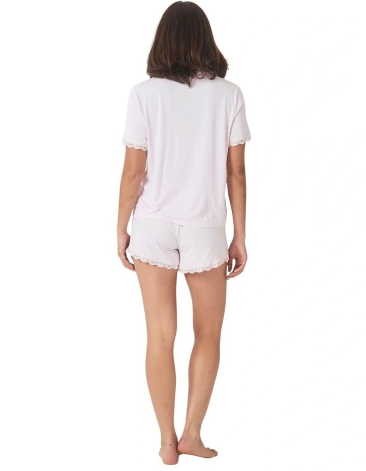 Joni Bamboo Short Set with Lace image 2