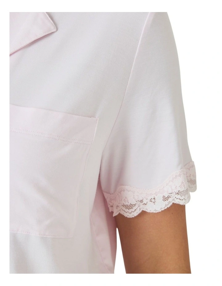 Joni Bamboo Short Set with Lace image 6