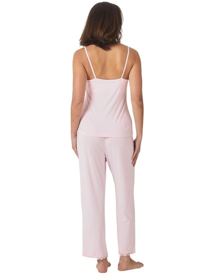 Britt Bamboo Lace Cami Long PJ image 2