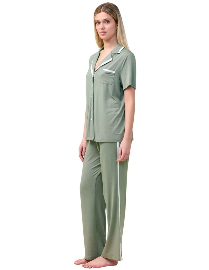 Vanessa Bamboo Long Pant PJ Set image 3