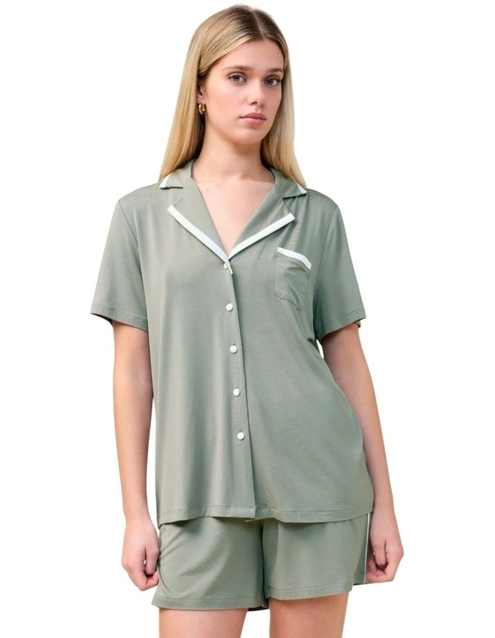 Allegra Short Bamboo PJ Set image 4