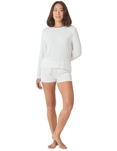 Avery Rib Lounge Mini Short