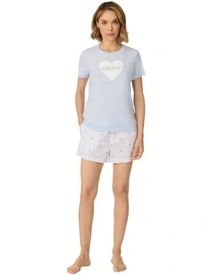 Cotton Short Sleeve T-Shirt & Shorts Pyjama Set