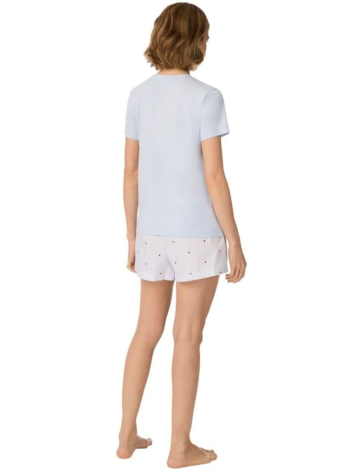 Cotton Short Sleeve T-Shirt & Shorts Pyjama Set image 2