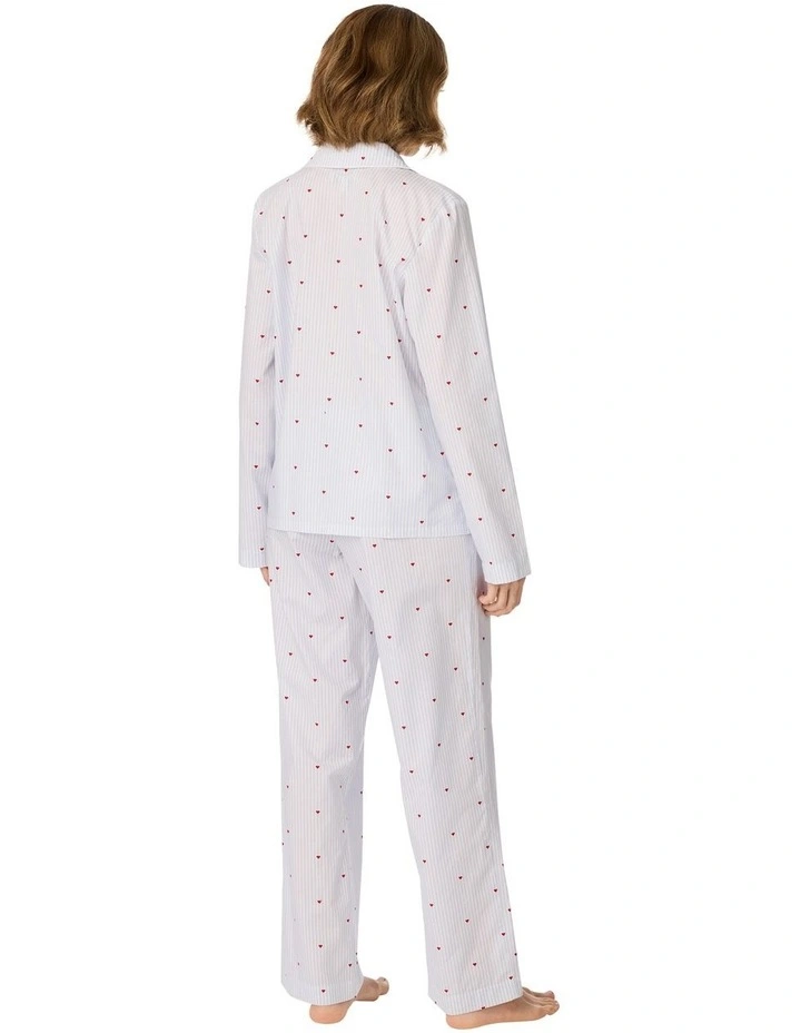 Cotton Poplin Button-Up Long Sleeve Long Pyjama Set image 2