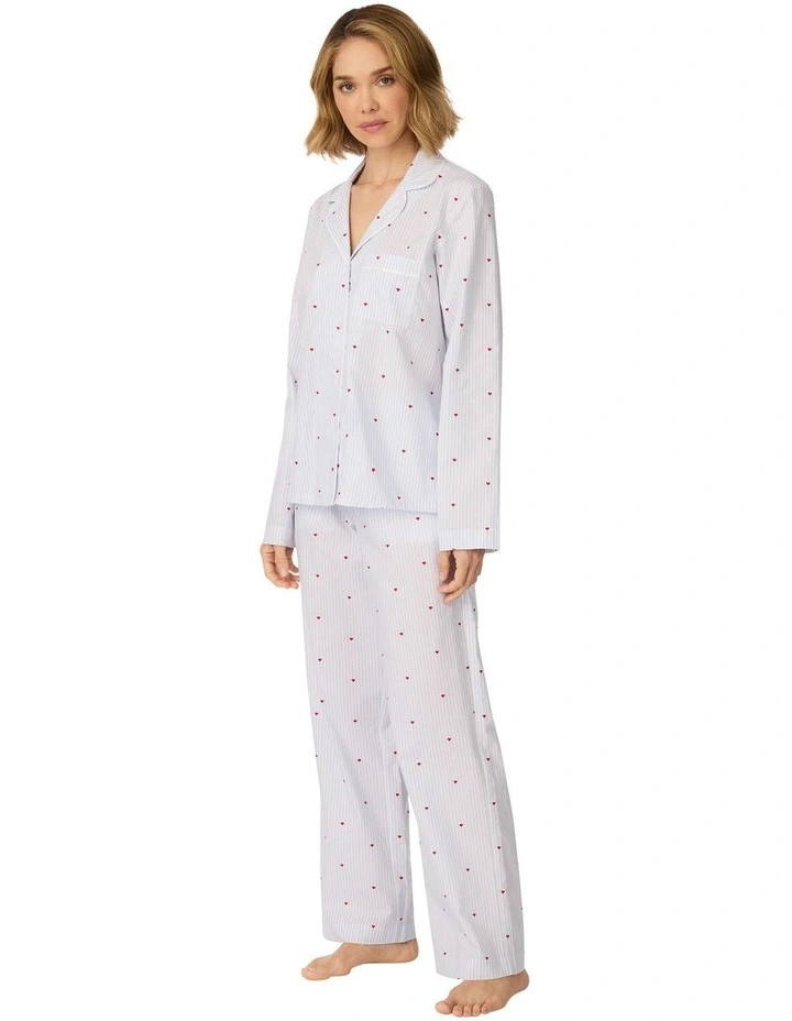 Cotton Poplin Button-Up Long Sleeve Long Pyjama Set image 3