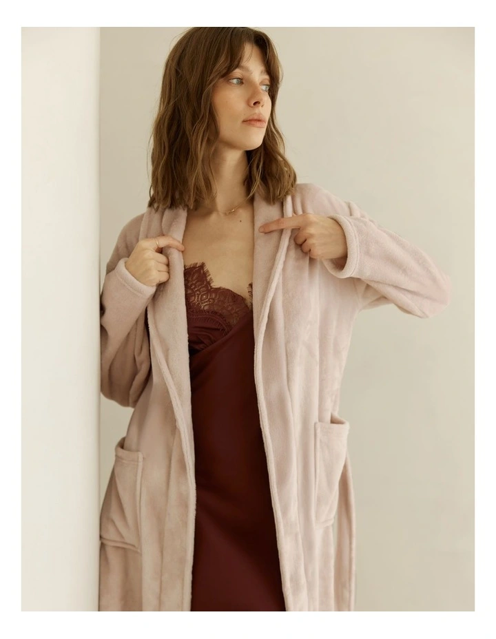Imogin Pink Plush Robe image 4