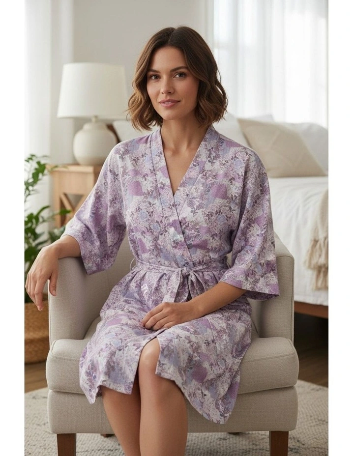 Como Short wrap - Mauve image 4