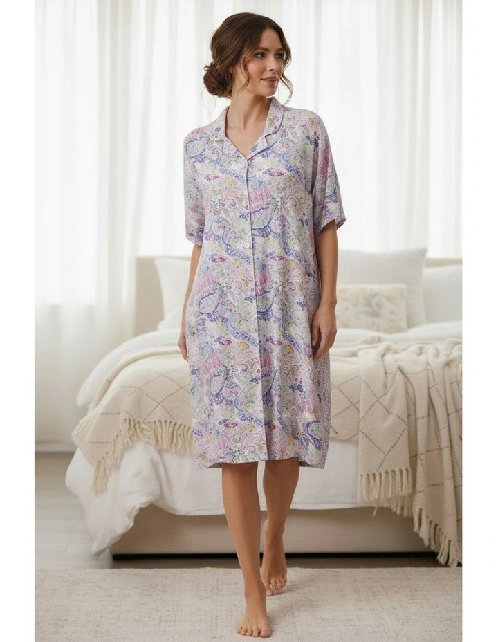 Florence Short sleepshirt - Multi image 4