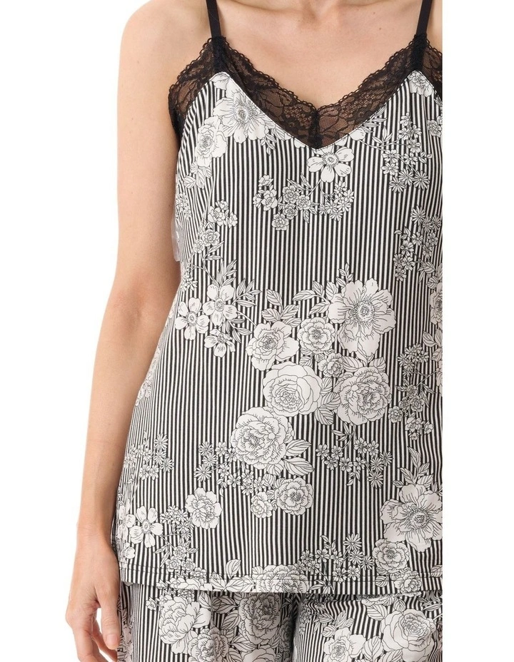 Uzzano Camisole short pyjama - Black/White image 3