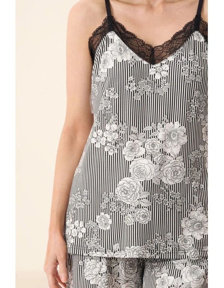 Uzzano Camisole short pyjama - Black/White image 6