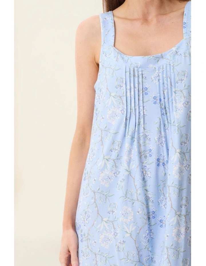 Verona Sleeveless short nightie - Blue image 7