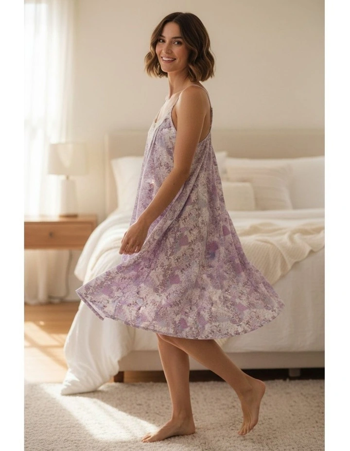 Como Short chemise - Mauve image 4