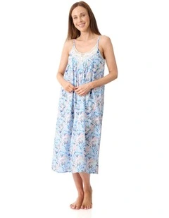 Bari Mid length chemise - Blue