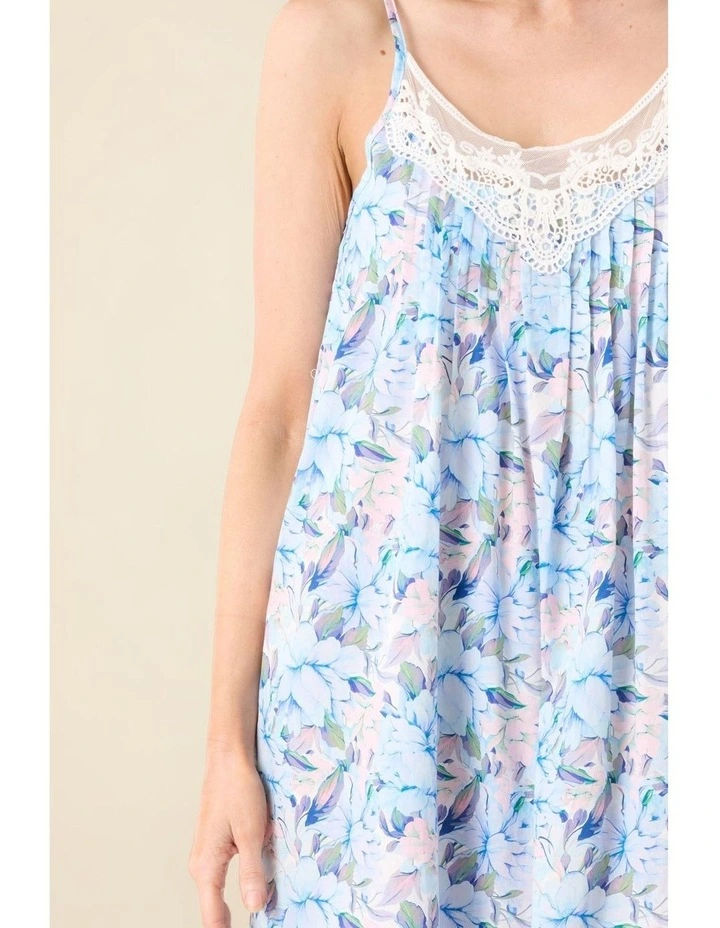 Bari Mid length chemise - Blue image 6