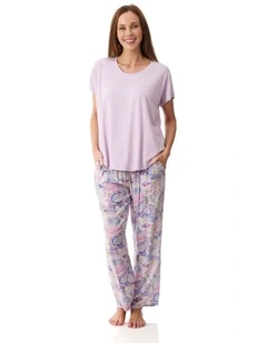 Florence Pyjama with knit top - Multi